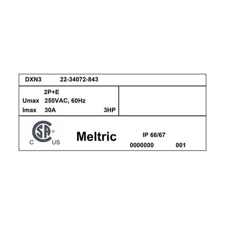 Meltric 22-34072-843 RECEPTACLE PADLOCK PAWL 22-34072-843